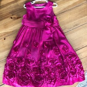 Brand New Stunning Hot Pink/Fuschia Girls Dress, Size 6